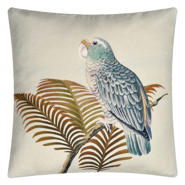 Parrot and Palm Parchment Cusion, Designers Guild  2