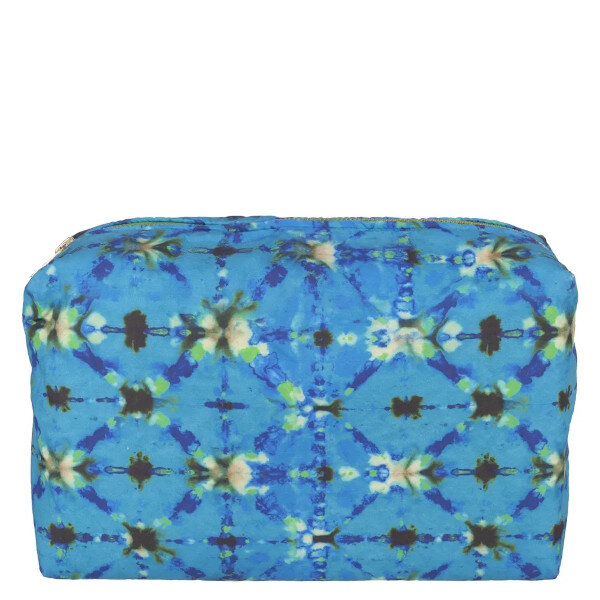 Shibori blue large washbag, Designers Guild