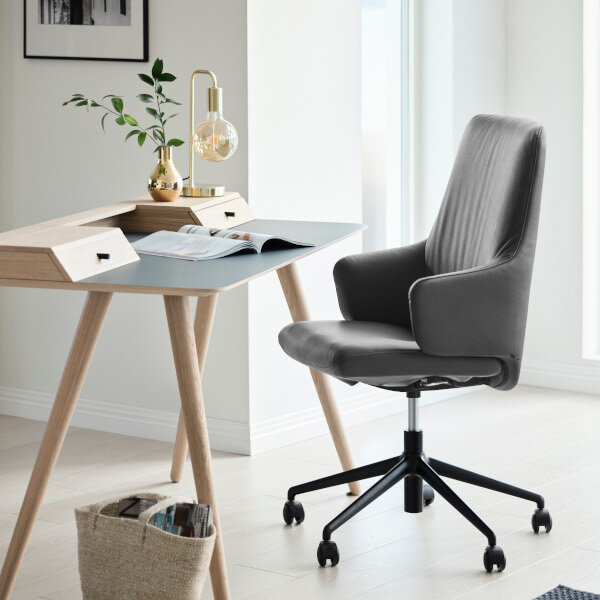 Laurel Home office hög rygg med arm, Stressless  10