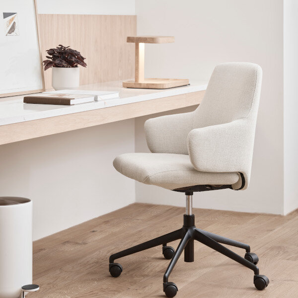 Laurel Home office låg rygg med arm, Stressless  8