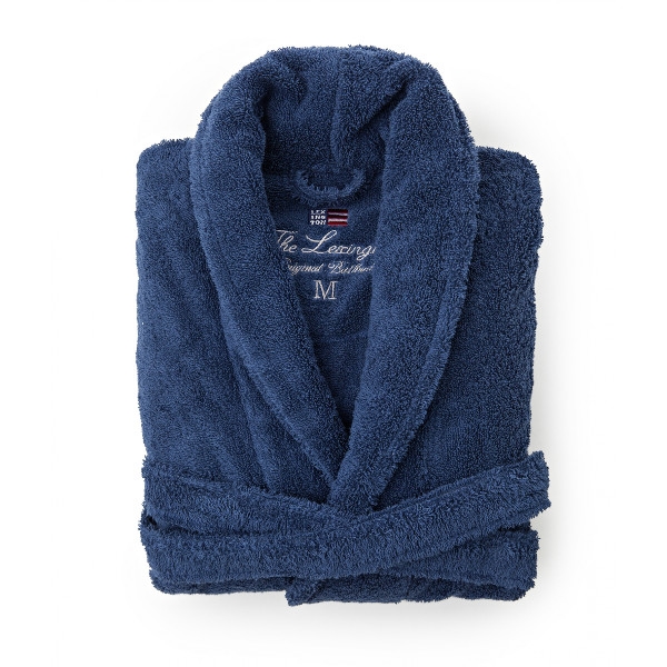 Lexington Original Bathrobe True Navy, M, Lexington