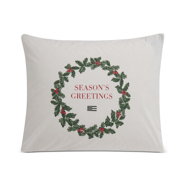 Holiday Printed Organic Cotton Pillowcase  50 x 60 cm, Lexington