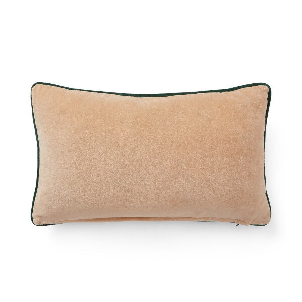 Forest Organic Cotton/Linen 50x30 Pillow Beige/Green/White, 30x50cm, Lexington  1