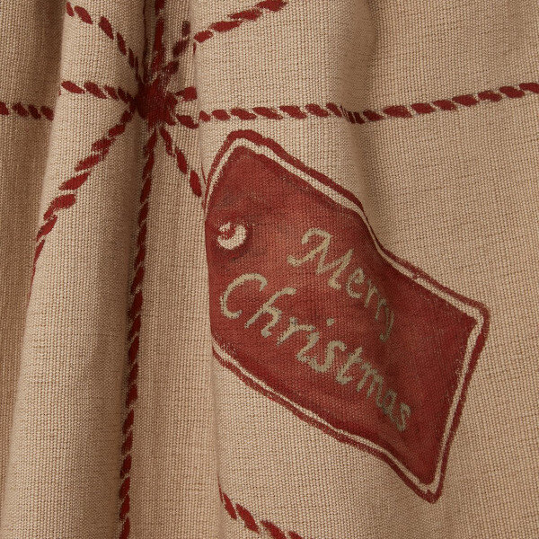 Jute/Cotton Christmas Gift Sack (95cm high) Natural, One Size, Lexington  3