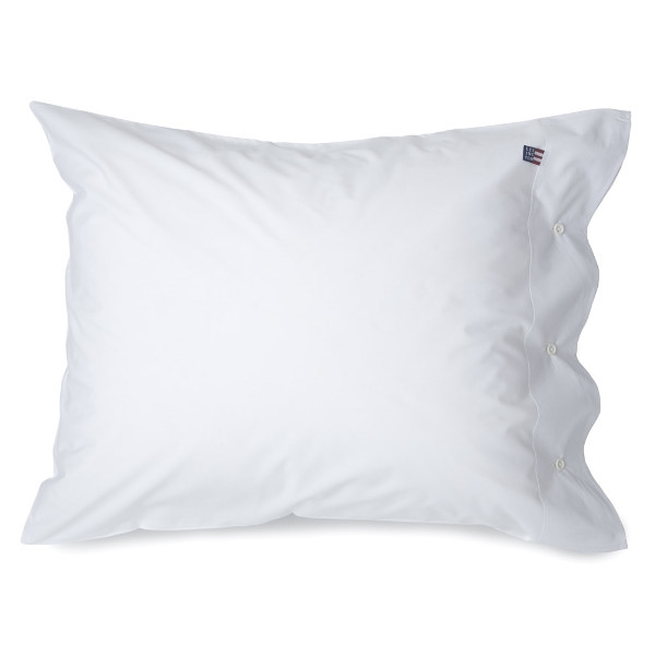 Pin Point White Pillowcase, Lexington