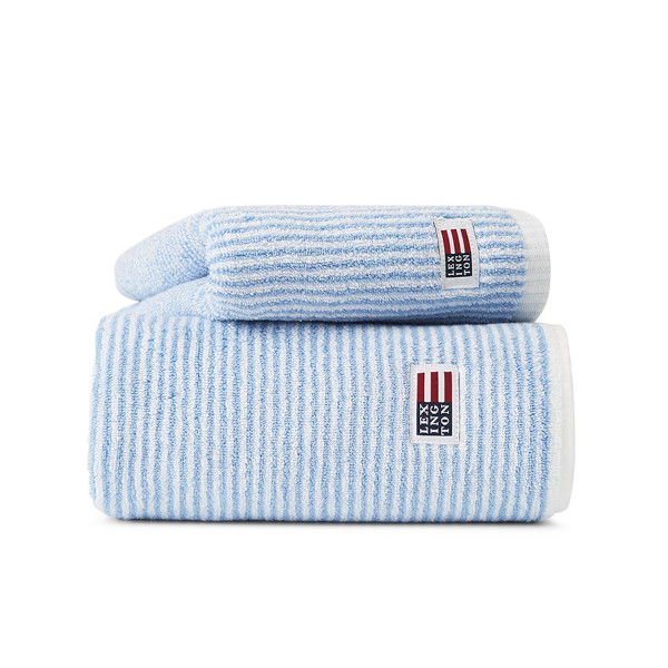 Original Towel white/blue striped, Lexington