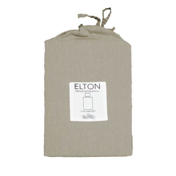 Elton bäddset beige 2 delar, Redlunds  2