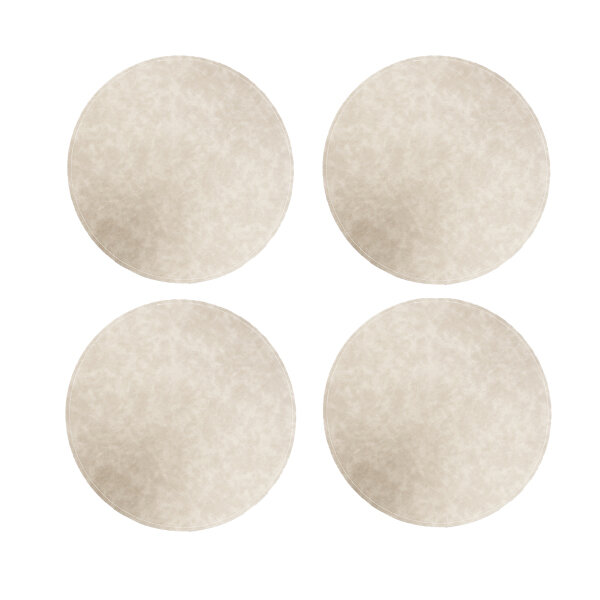 Vejby glasunderlägg 4-pack beige, Redlunds