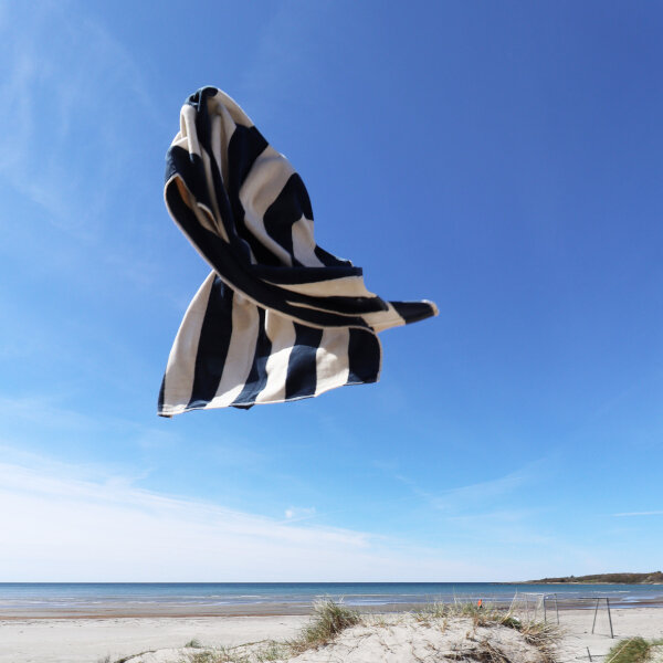 Beach stripe 80x160 cm blå, Redlunds  1