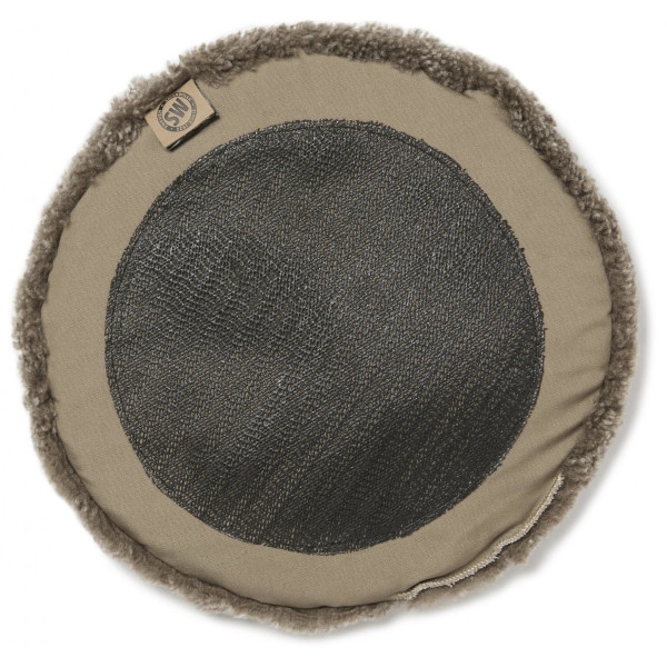 Curly pad rund 34 cm Sahara, Skinnwille  1